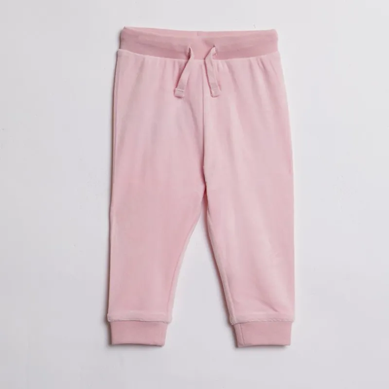Juicy Couture Baby Piger Velour Hjerte Logo Træningsdragt Mandelblomst Lyserød