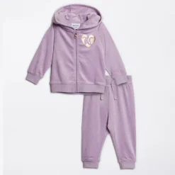 New Juicy Couture Baby Piger Velour Træningsdragt Lavendel Lilla
