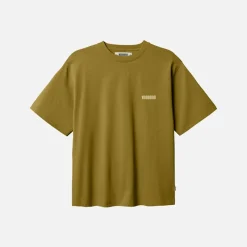 New Woodbird Baine Intro T-Shirt Dark Green Grøn