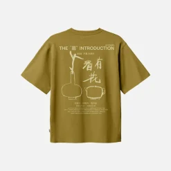 New Woodbird Baine Intro T-Shirt Dark Green Grøn