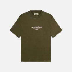 Online Woodbird Beam Farve T Shirt Dark Brown Brun