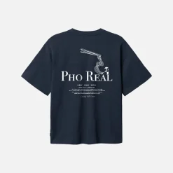 Best Woodbird Beam Pho T-shirt Dark Navy