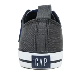 Best GAP Børn Houston Velcro IV Lærredgummisko Sort