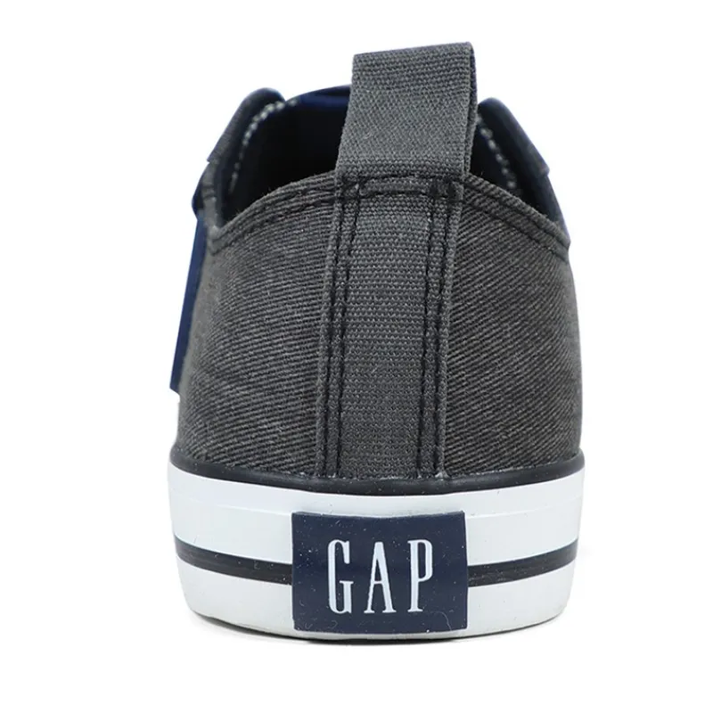 Best GAP Børn Houston Velcro IV Lærredgummisko Sort