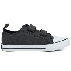Best GAP Børn Houston Velcro IV Lærredgummisko Sort