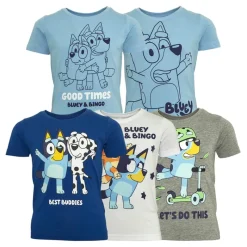 Online Bluey Børn Ronin Fem-pak T-shirts Multi