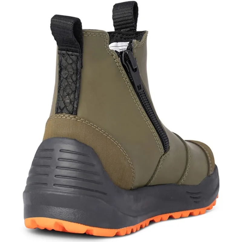 Outlet Woden Børn s Silja Gummistøvler 295 Dark Olive