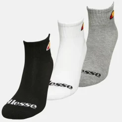 Online Ellesse Børn Tre Par Kvart Sokker Multi Flerfarvet