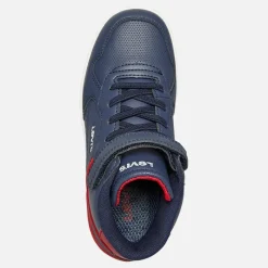 Discount Levi's Børne Dereck Hi Top Sneakers Navy Rød 0290 Marineblå