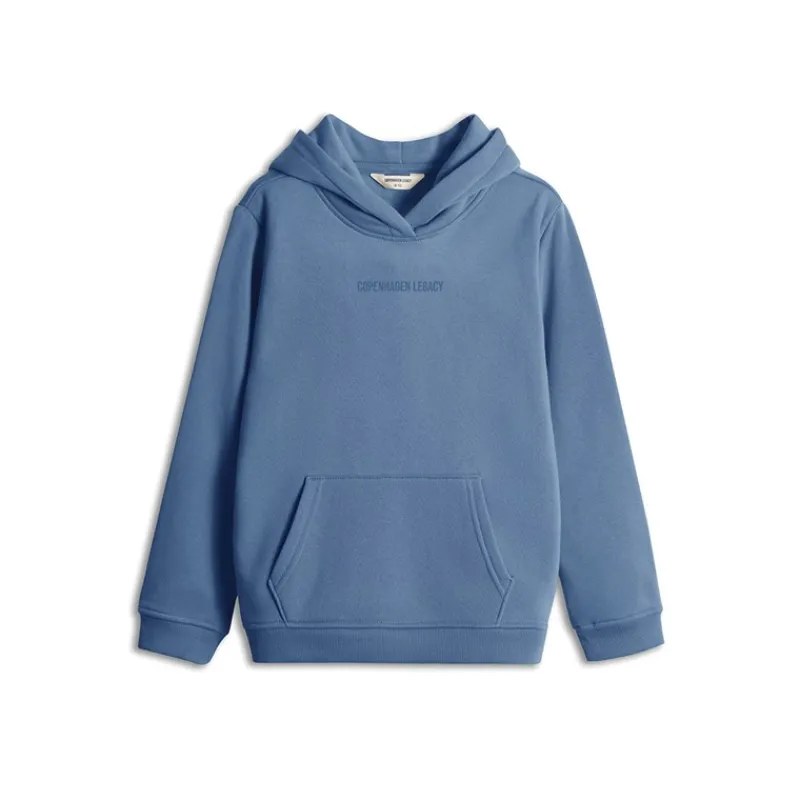 Discount Copenhagen Legacy Børne Hoodie Denim Melange Mellemblå