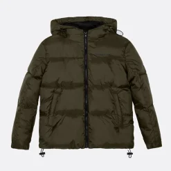 Discount Copenhagen Legacy Børne Hætte Jakke Army kakigrøn