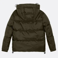 Discount Copenhagen Legacy Børne Hætte Jakke Army kakigrøn