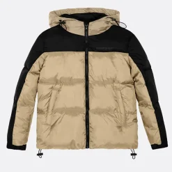 Best Copenhagen Legacy Børne Hætte Jakke Khaki / Sort Light Sand