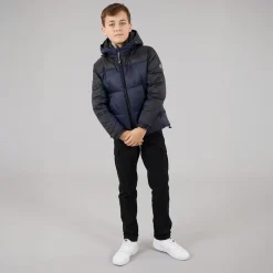 Sale Copenhagen Legacy Børne jakke med hætte Navy/​Sort