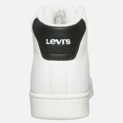 Discount Levi's Børne New Union Hi Top Sneakers Sort 0062 Hvid