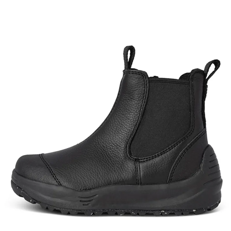 Sale Woden Børne s Silja Varme Læderstøvler 020 Black