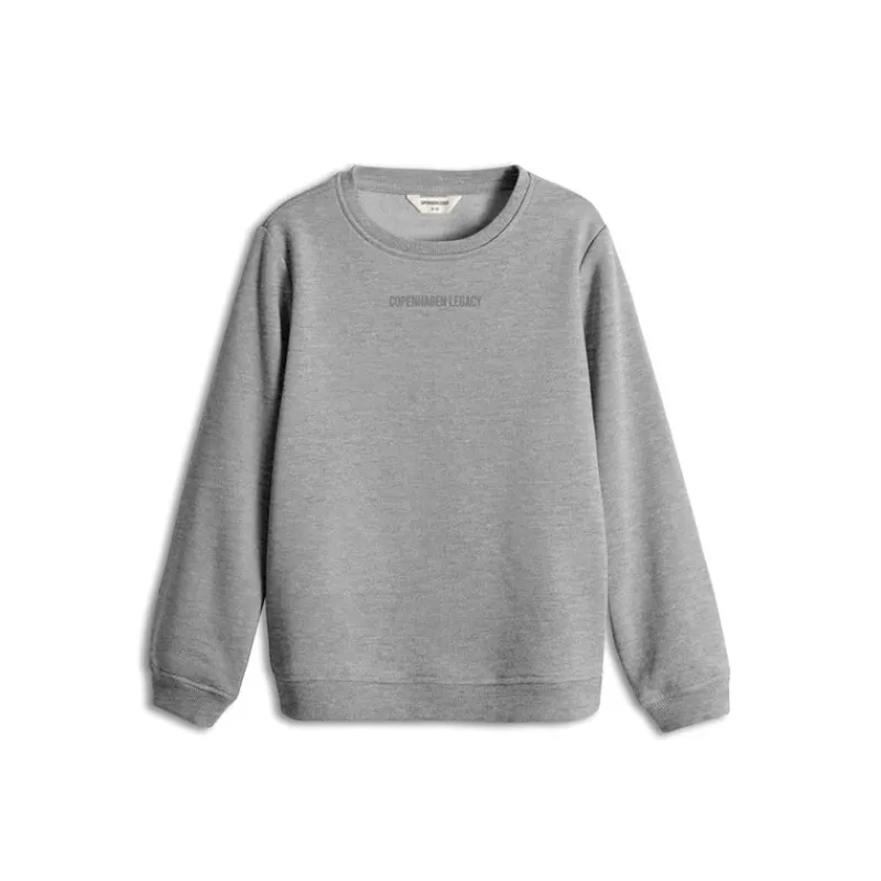Outlet Copenhagen Legacy Børne Sweatshirt Grå Melange Grå