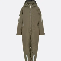 Discount True North Børne vandtæt overall Oxford snefrakke tarmac kakigrøn