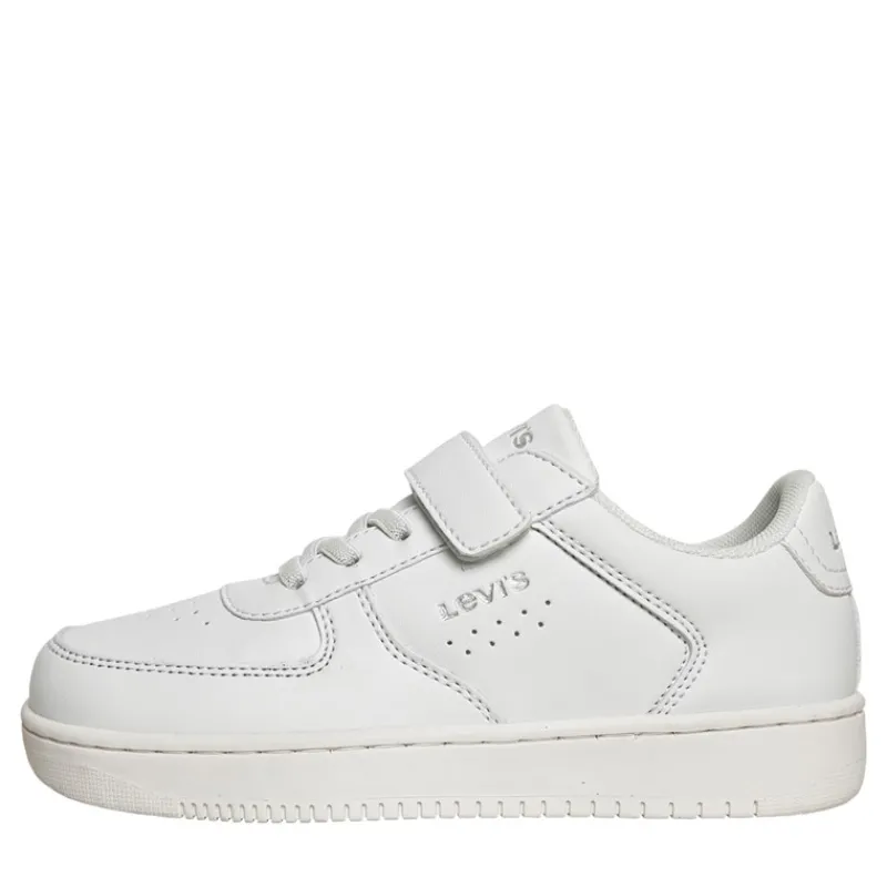 Best Levi's Børns nye Union Sneakers Hvid 0061