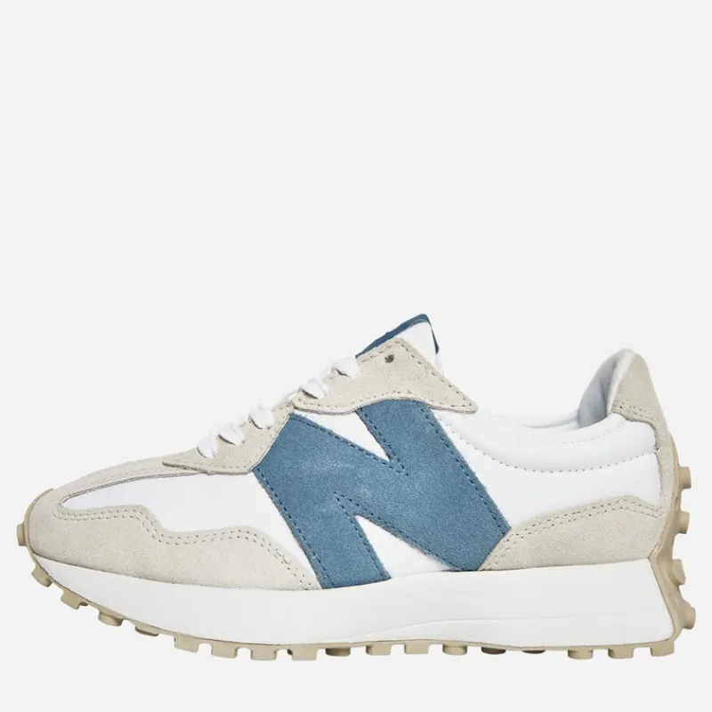 Online New Balance Dame 327 Træningssko Sea Salt/Pink Moon Blå