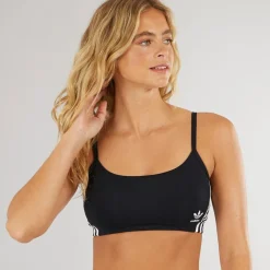 adidas Originals Dame Adicolor Comfort Flex Bomulds Bralette Sort