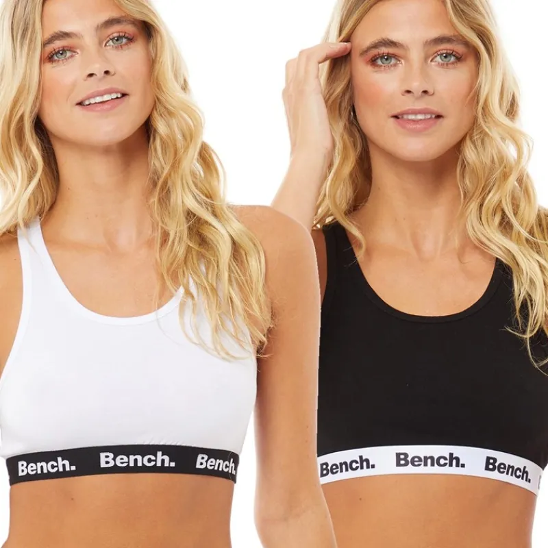Sale Bench Dame Angelina To-pak BH'er Hvid/Sort