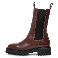 Discount LÄST Dame Angie Chelsea Støvler Dark Brown