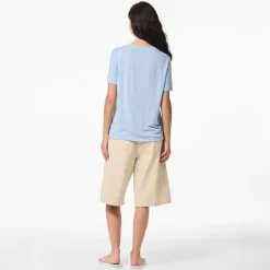 Hot Pieces Dame Anora T Shirt Cashmere Blue