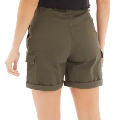 Best Bench Dame Ashline Cargo Shorts Khaki kakigrøn