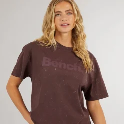 Clearance Bench Dame Berlanne T-shirt Vasket Mauve Vin
