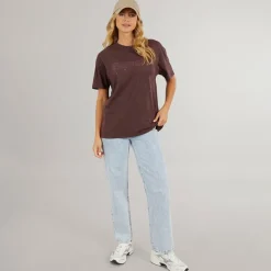 Clearance Bench Dame Berlanne T-shirt Vasket Mauve Vin