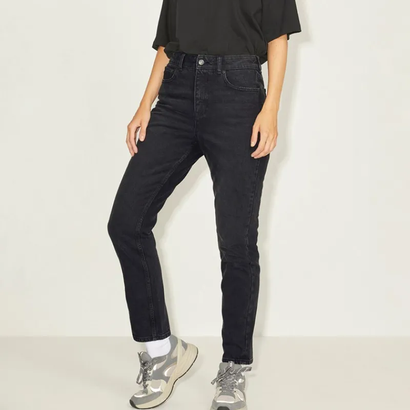 Hot JJXX Dame Berlin Slim Fit Jeans Sort Denim
