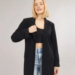 Sale Only Dame Blazer Blanca Life 3/​4 Løstsiddende Sort