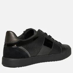 GEOX Dame Blomie Zip Sneakers Sort