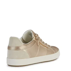 Discount GEOX Dame Blomiee Side Zip Træningssko Lys Guld/​Lys Sand