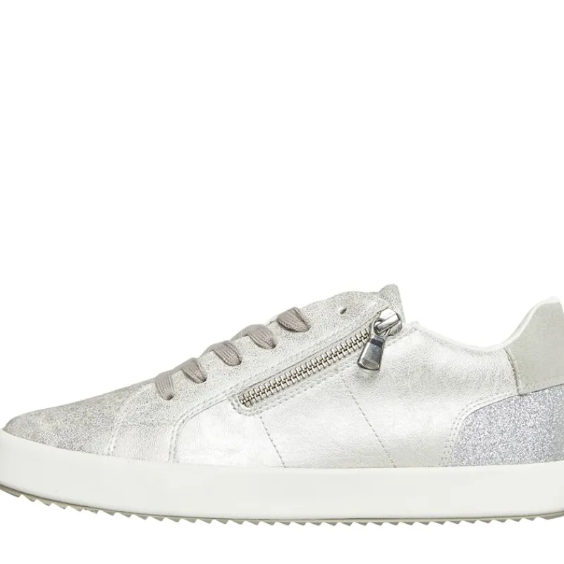 New GEOX Dame Blomiee Sneakers Metallisk