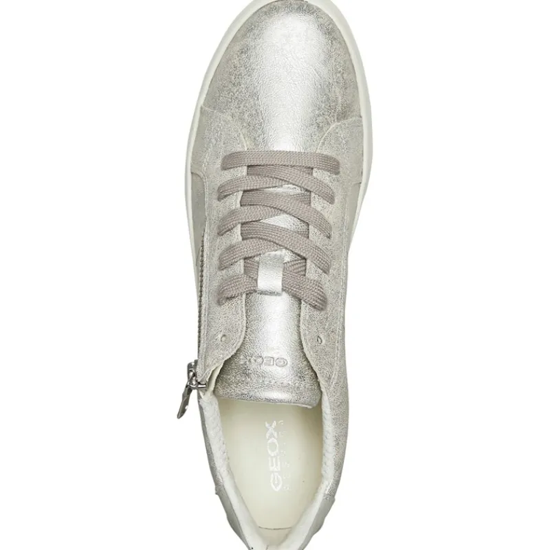 New GEOX Dame Blomiee Sneakers Metallisk