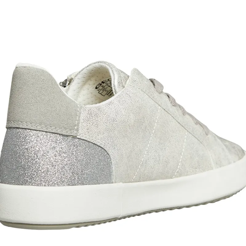 New GEOX Dame Blomiee Sneakers Metallisk