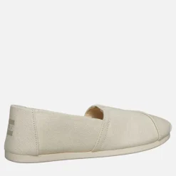 Outlet TOMS Dame Canvas Alpargata Espadriller Cream Cremefarvet