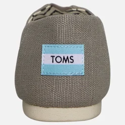 Outlet TOMS Dame Canvas Alpargata Espadriller Grå Grå