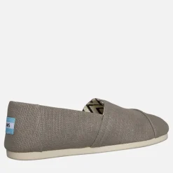 Outlet TOMS Dame Canvas Alpargata Espadriller Grå Grå
