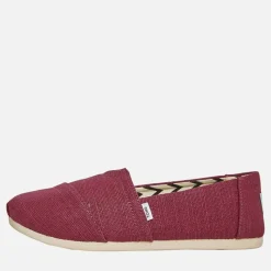 Best TOMS Dame Canvas Alpargata Espadrilles Mørk Blomme Blommefarvet