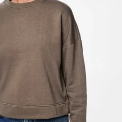 Online Pieces Dame Chili Langærmet Sweater Morel
