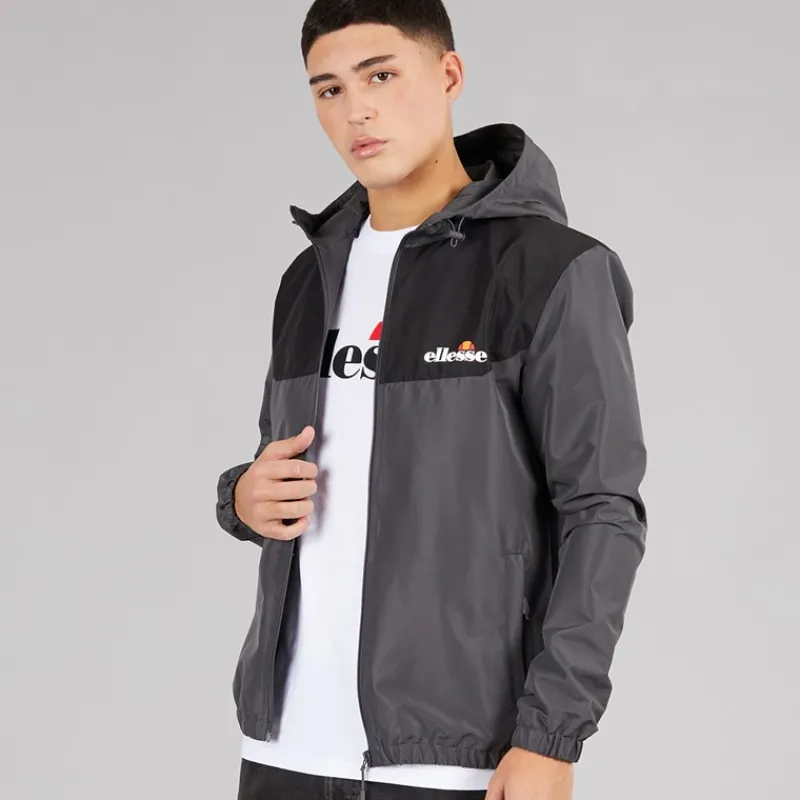 Discount Ellesse Dame Chilte Windrunner Jakke Dark Grey Grå
