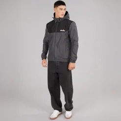 Discount Ellesse Dame Chilte Windrunner Jakke Dark Grey Grå