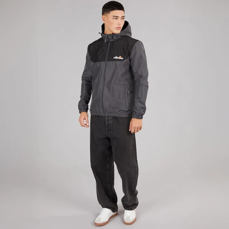 Discount Ellesse Dame Chilte Windrunner Jakke Dark Grey Grå