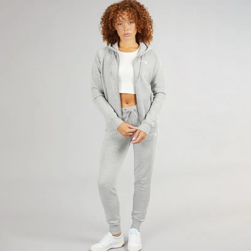 Hot New Balance Dame Core Hættetrøje Grå Grå