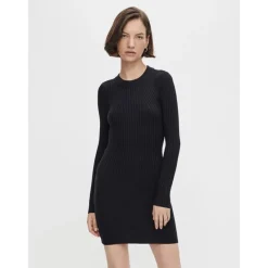 Hot Pieces Dame Crista O Neck Kjoler Sort