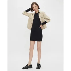 Hot Pieces Dame Crista O Neck Kjoler Sort