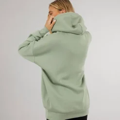 Discount Bench Dame Dayla Oversized Hættetrøje Mørk Salvie Grøn Grøn